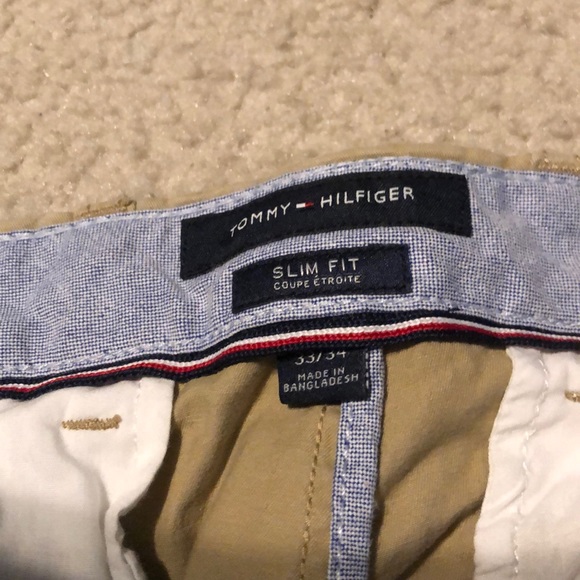 Tommy Hilfiger Slim Fit Khaki Pants - Picture 3 of 3
